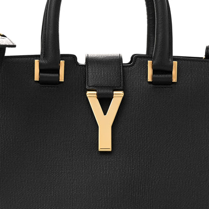 Saint Laurent Textured Calfskin Small Classic Y Cabas Black 7 of 14