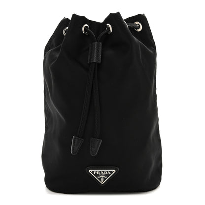 Prada Nylon Vela Drawstring Pouch Black 1 of 9