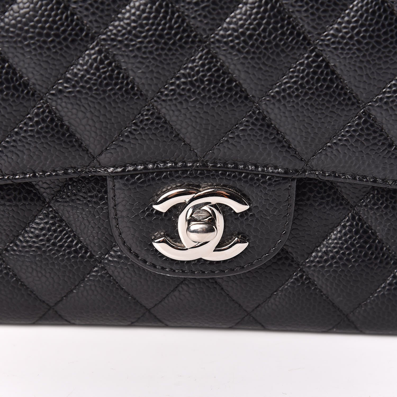 Chanel Caviar Quilted Medium Double Flap Black 15 of 15