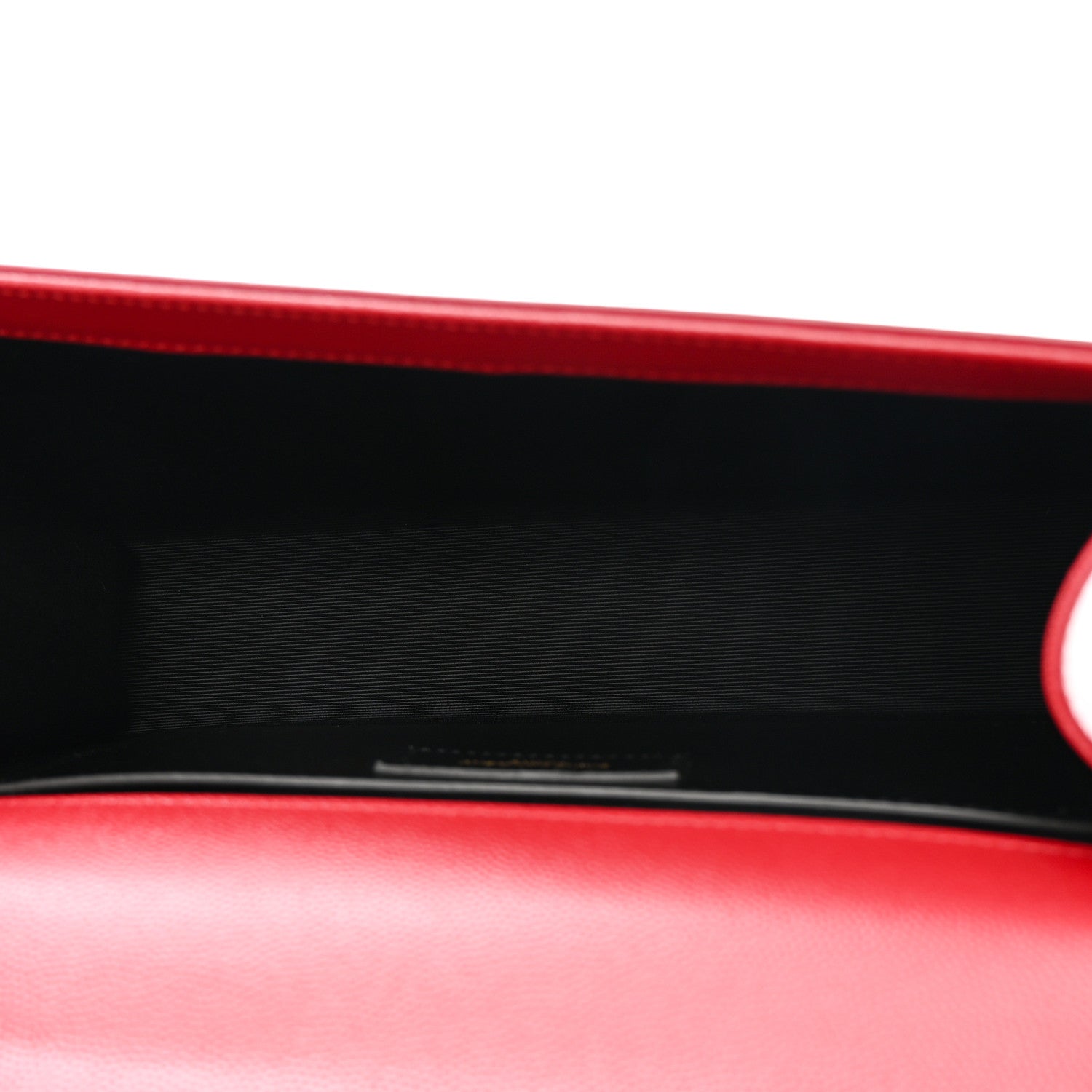 Saint Laurent Grain De Poudre Medium Monogram Kate Satchel Red 5 of 10