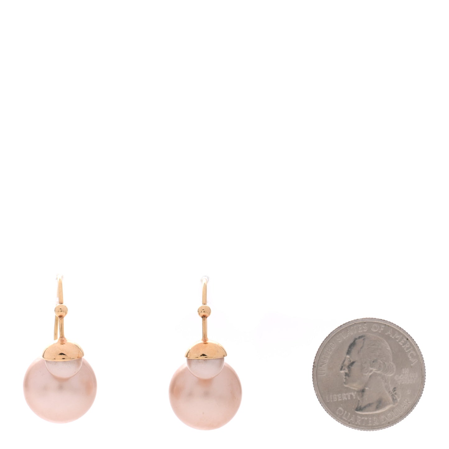 Pearl Tribal Drop Earrings Pink