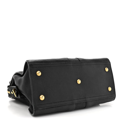 Saint Laurent Sheepskin Small Cabas Chyc Black 4 of 17