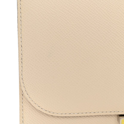 Hermes Epsom Enamel Constance 1-24 Nata Jaune Citron 12 of 13