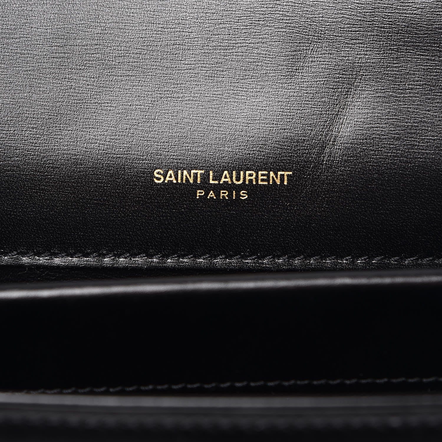 Saint Laurent Calfskin Sao Shoulder Bag Black 6 of 11