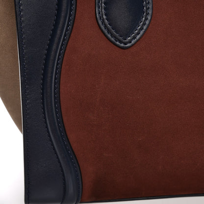Celine Smooth Calfskin Nubuck Micro Tri-Color Luggage Marron 12 of 12