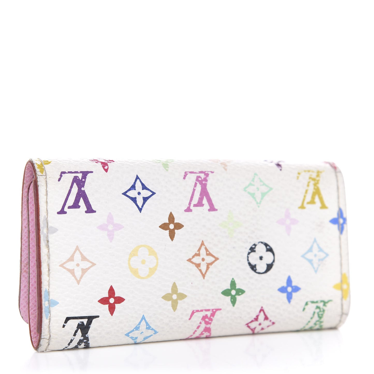 Monogram Multicolor Multicles 4 Key Holder White Litchi
