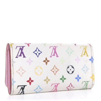 Louis Vuitton Monogram Multicolor Multicles 4 Key Holder White Litchi 3 of 8