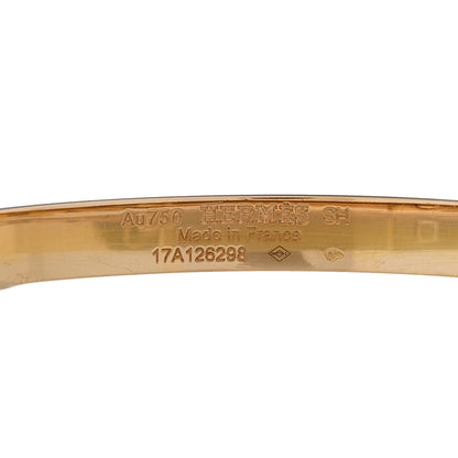 Hermes 18K Rose Gold PM Collier De Chien Bracelet SH 3 of 3