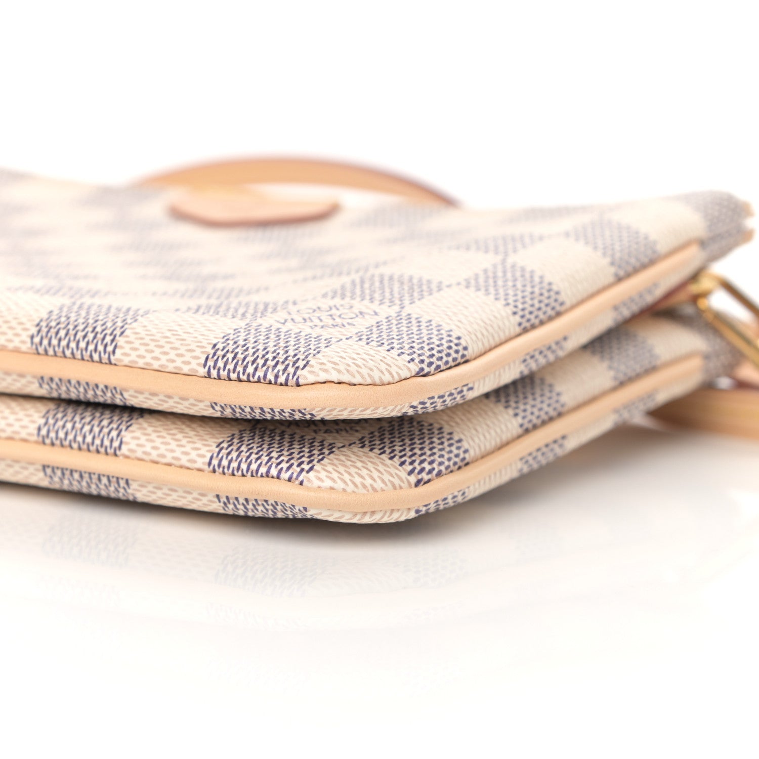 Louis Vuitton Damier Azur Double Zip Pochette 10 of 10