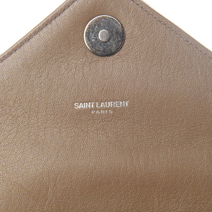 Saint Laurent Sheepskin Matelasse Chevron Monogram Medium College Bag Fard 7 of 9