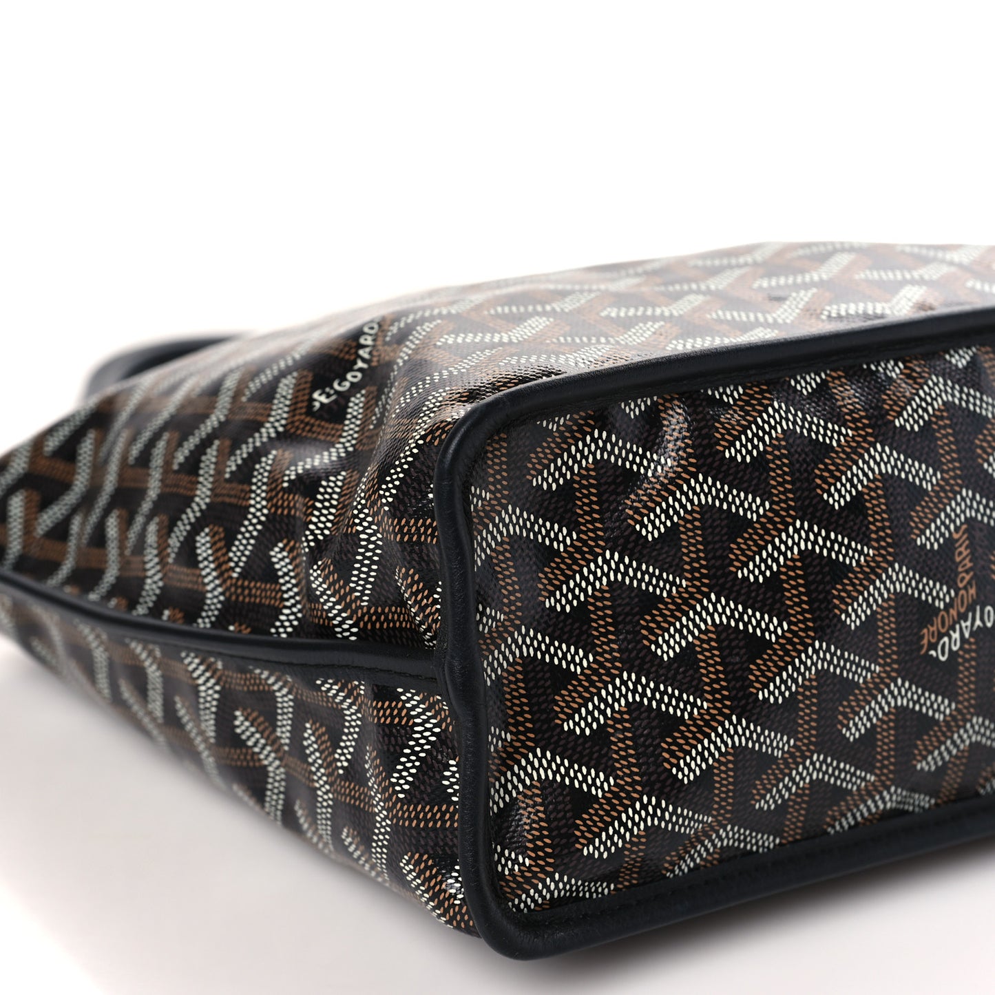 Goyardine Reversible Mini Anjou Black