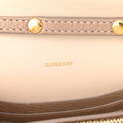 Burberry Goatskin Mini Hayes D-Ring Crossbody Bag Beige 6 of 8