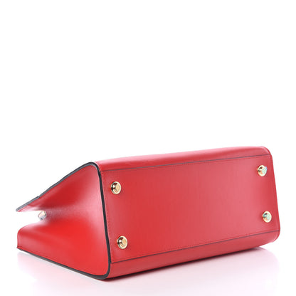 Louis Vuitton Calfskin City Steamer MM Rouge Black 5 of 18
