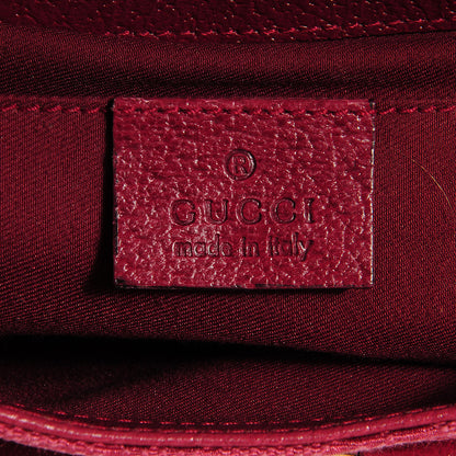 Gucci Monogram Horsebit Clutch Pink 13 of 14