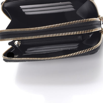 Chanel Caviar Quilted Large Zip Around Wallet Black 2 of 12