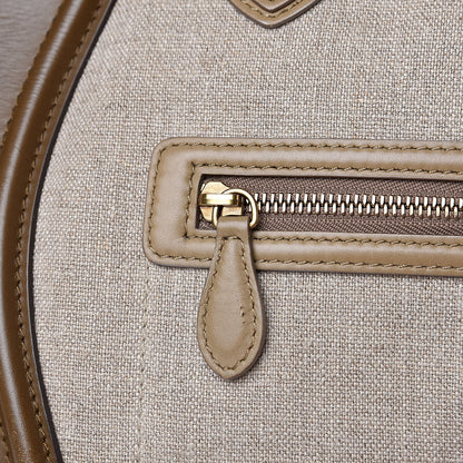 Celine Natural Canvas Smooth Calfskin Mini Luggage Brown 21 of 21