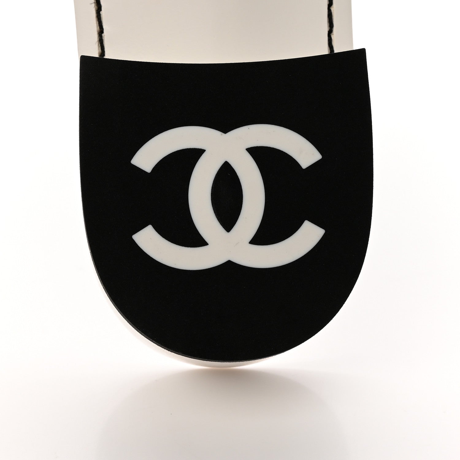 Chanel Calfskin CC Mules 38.5 Turquoise White 7 of 12