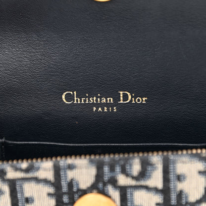 Christian Dior Oblique Saddle Belt Bag Blue 6 of 11