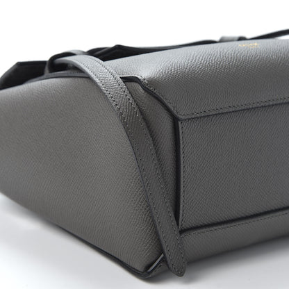Celine Grained Calfskin Nano Belt Bag Grey 5 of 10