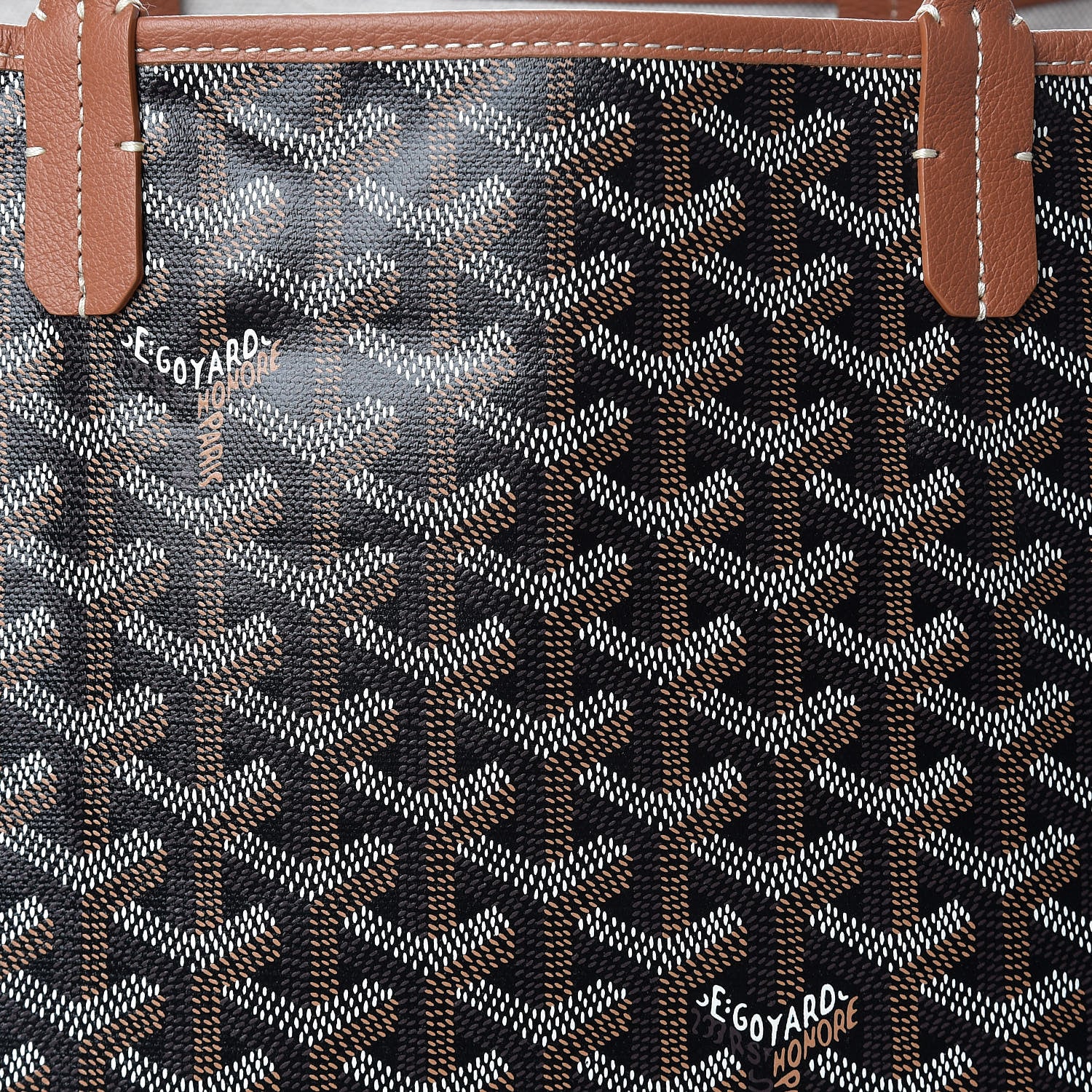 Goyard Goyardine Saint Louis PM Black Gold 9 of 11