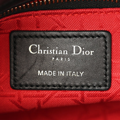 Christian Dior Lambskin Cannage Mini Lady Dior Black 6 of 11