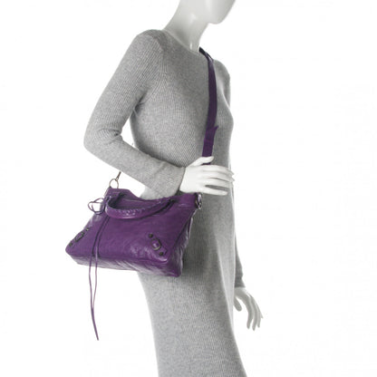Balenciaga Agneau Classic Hardware Town Ultraviolet 2 of 6