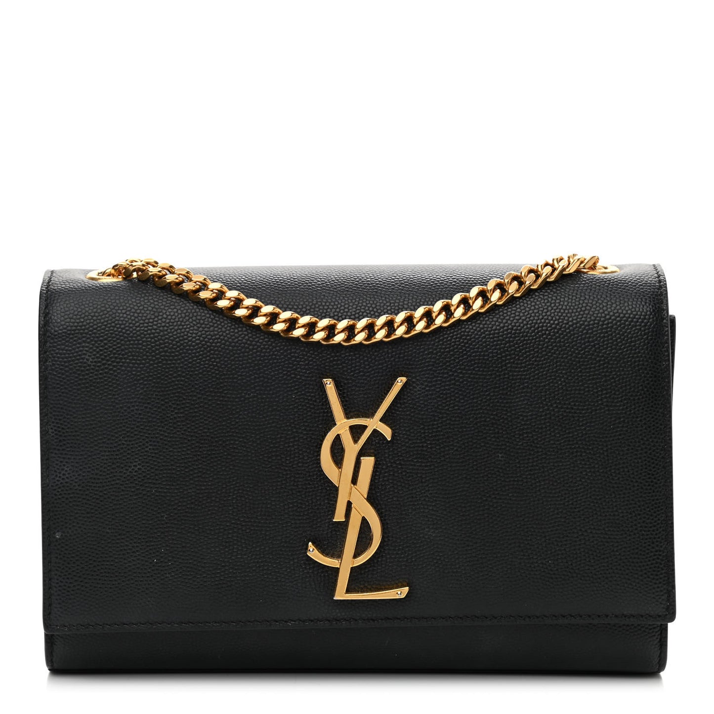 Grain De Poudre Small Monogram Kate Satchel Black