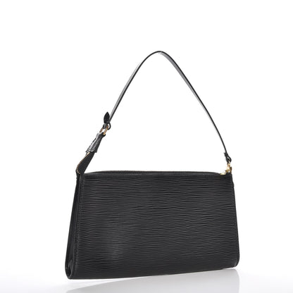 Louis Vuitton Epi Pochette Accessories 24 Black 3 of 7