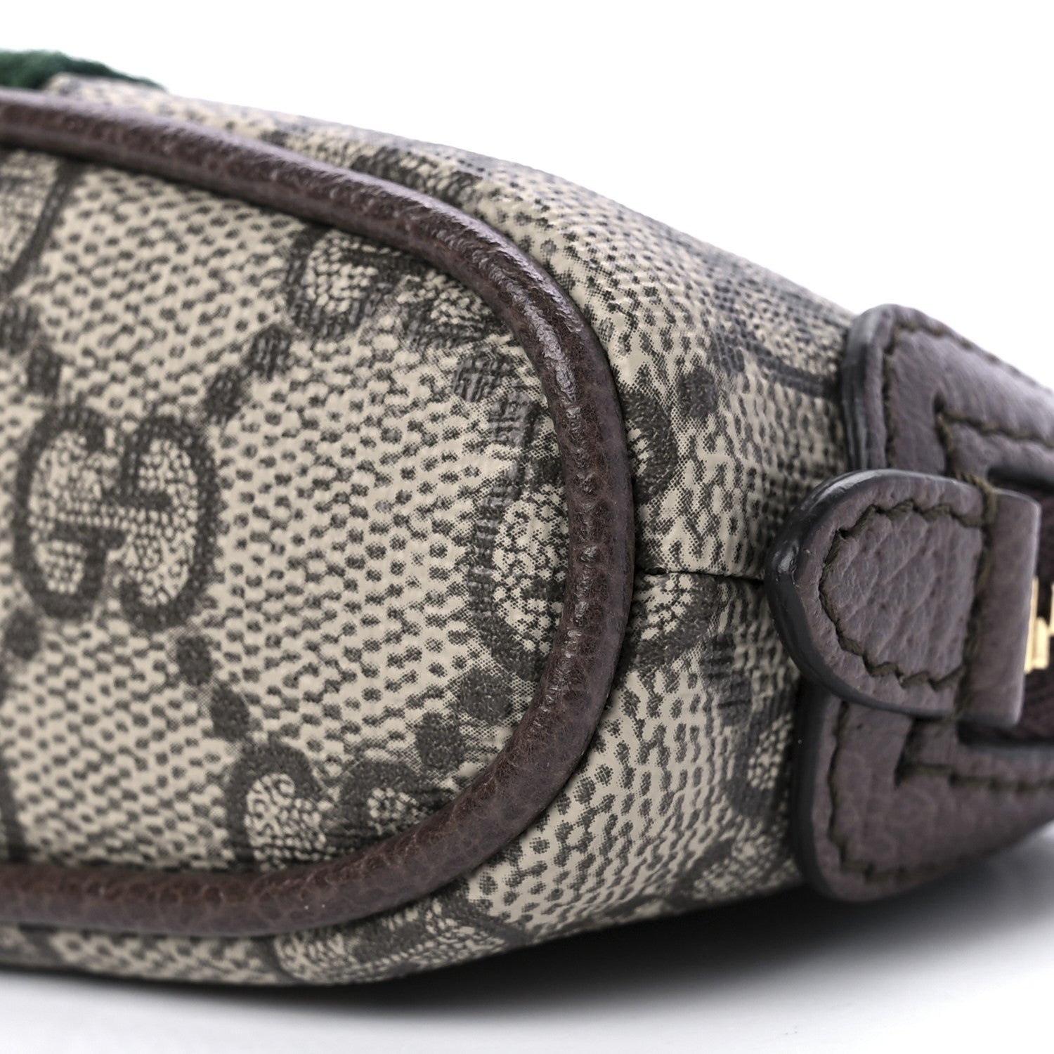 Gucci GG Supreme Monogram Web Ophidia Dome Key Pouch Beige New Acero 8 of 8