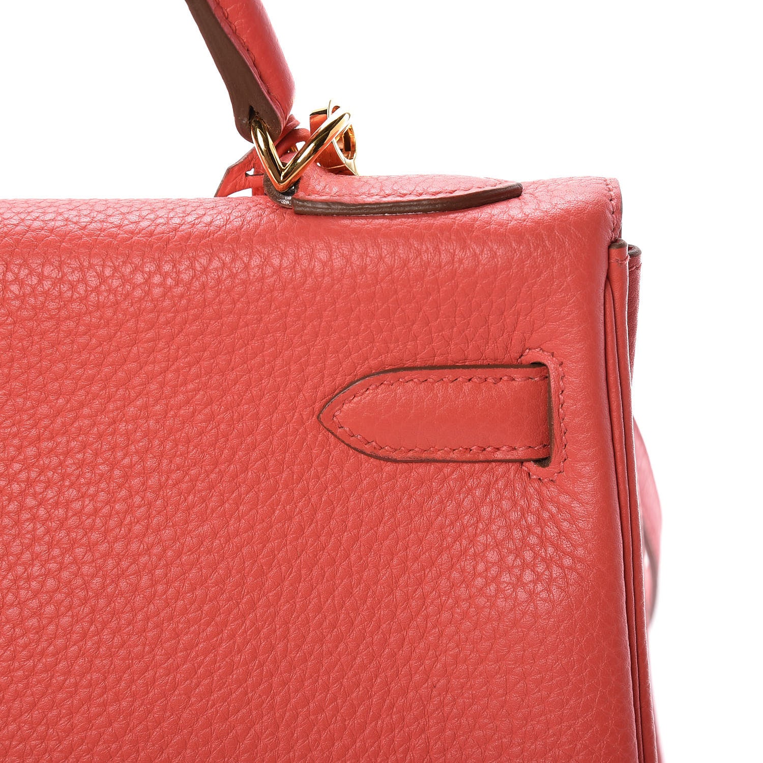 Hermes Taurillon Clemence Kelly Retourne 32 Rose Jaipur 31 of 36