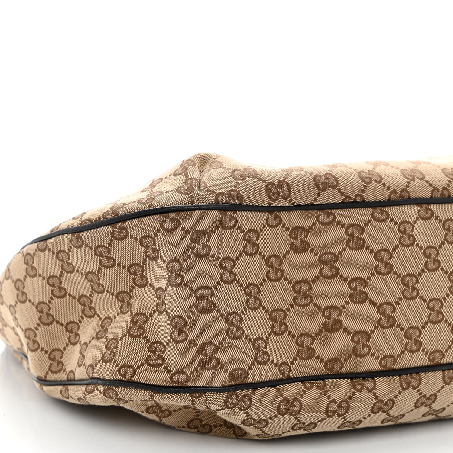 Gucci Monogram Large New Ladies Web Hobo Dark Brown 8 of 11