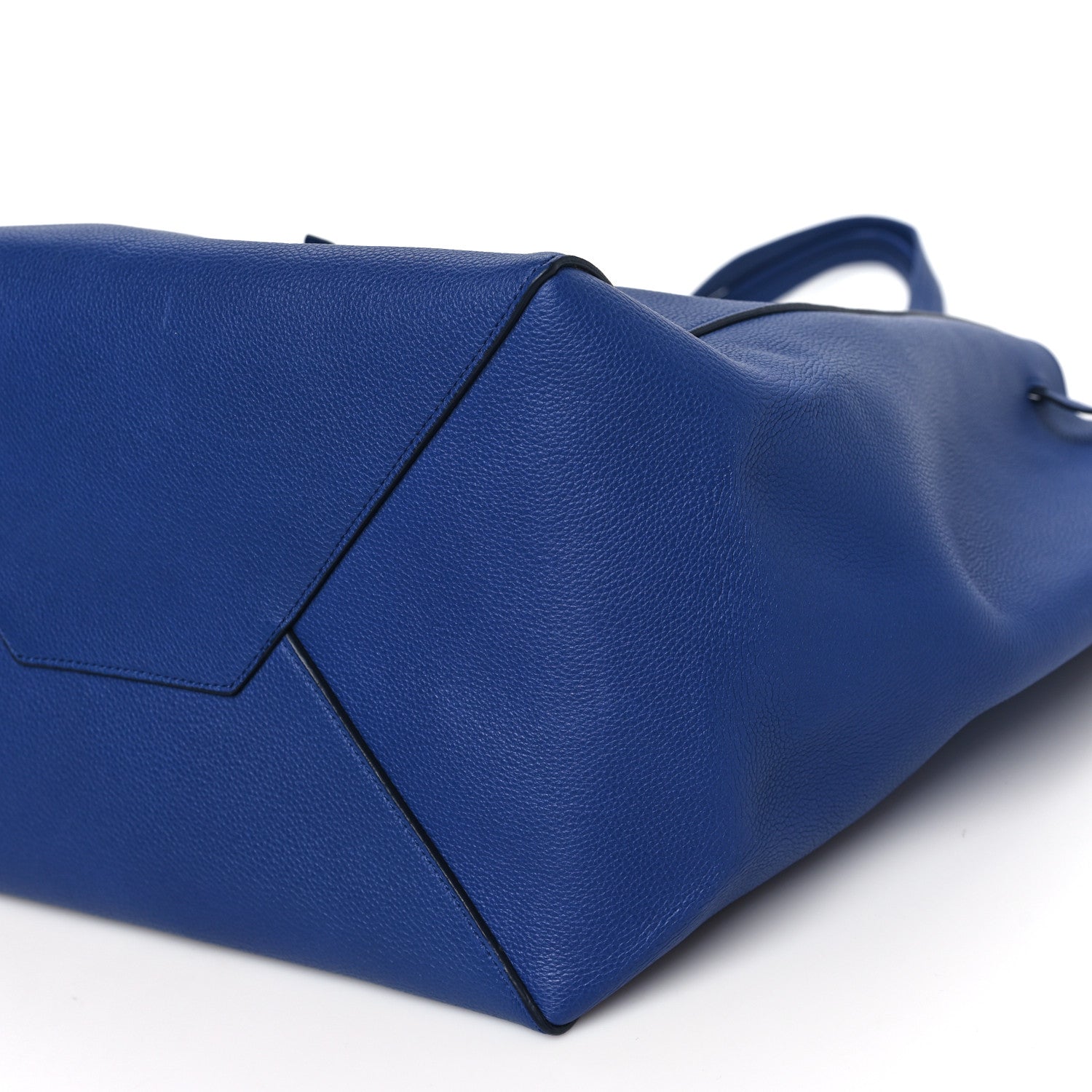 Celine Soft Grained Calfskin Medium Belt Cabas Phantom Indigo 8 of 8