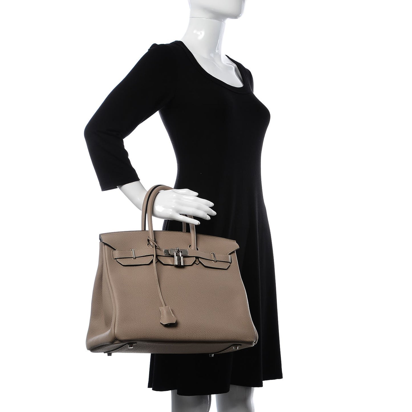 Togo Birkin 35 Gris Tourterelle