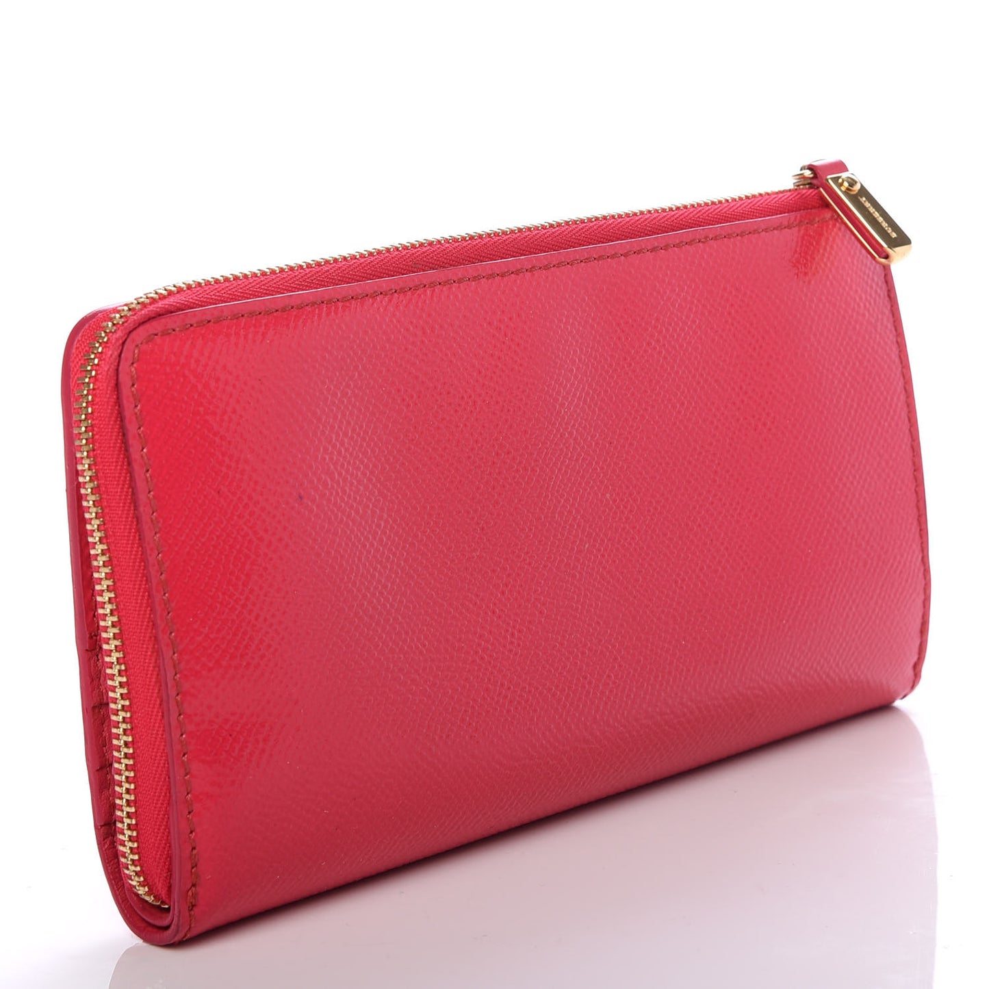 Patent London Zip Wallet Pink