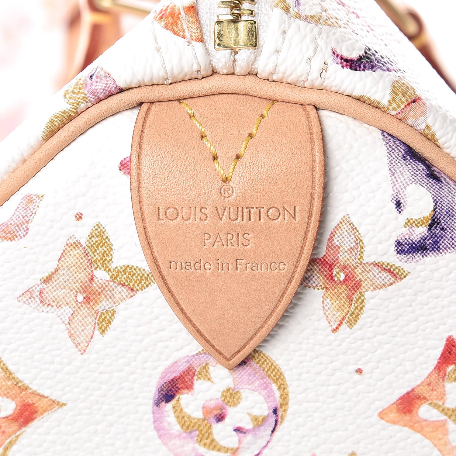 Louis Vuitton Watercolor Aquarelle Speedy 35 White 6 of 9