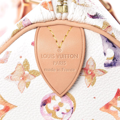 Louis Vuitton Watercolor Aquarelle Speedy 35 White 6 of 9