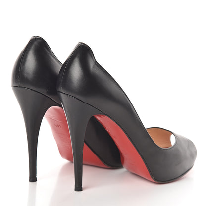 Christian Louboutin Kid Vendome 120 Pumps 40.5 Black Red 4 of 7