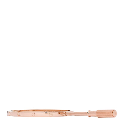 Cartier 18K Pink Gold Small LOVE Bracelet 16 7 of 8