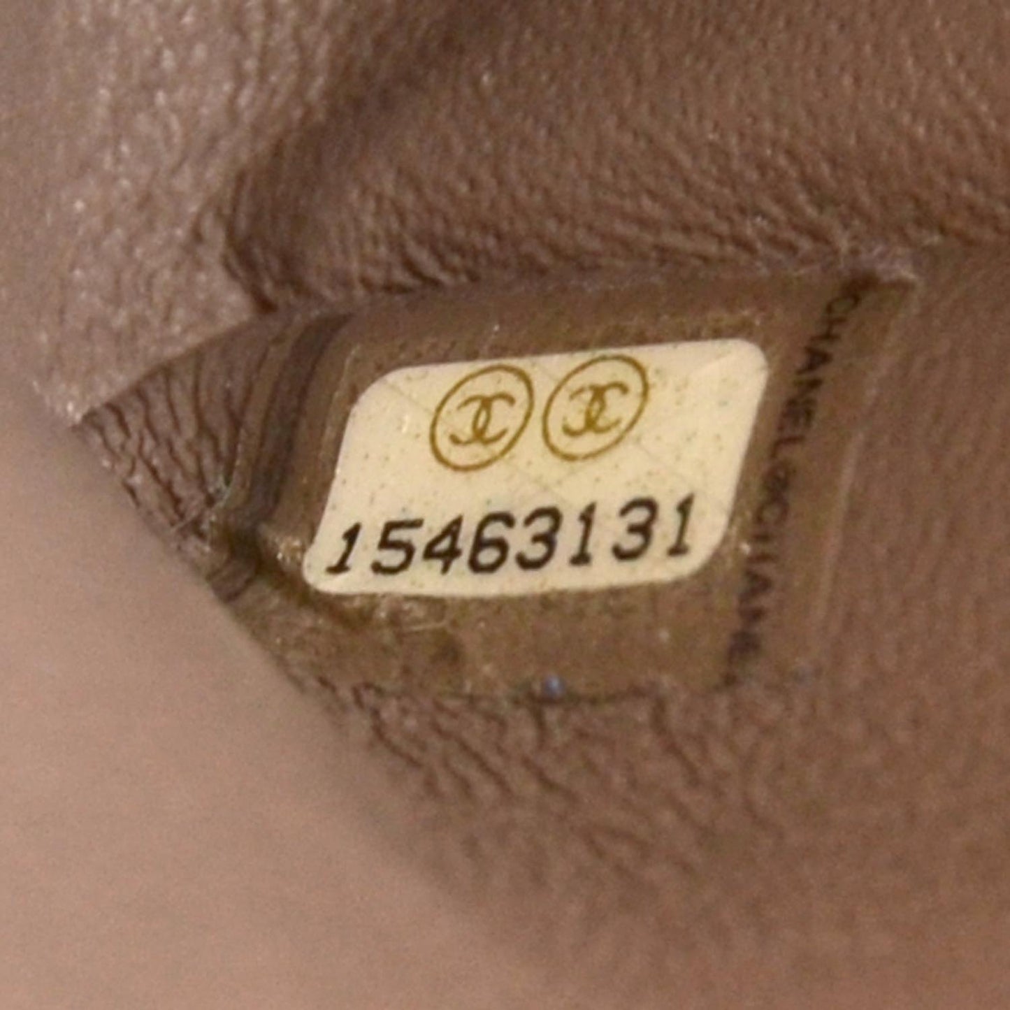 Patent Jumbo Double Flap Taupe