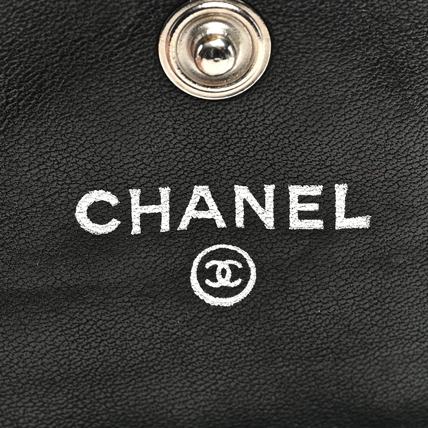 Chanel Patent Quilted Flap Card Holder Black 6 of 7