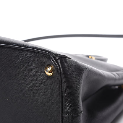 Prada Saffiano Medium Galleria Double Zip Tote Black 16 of 18