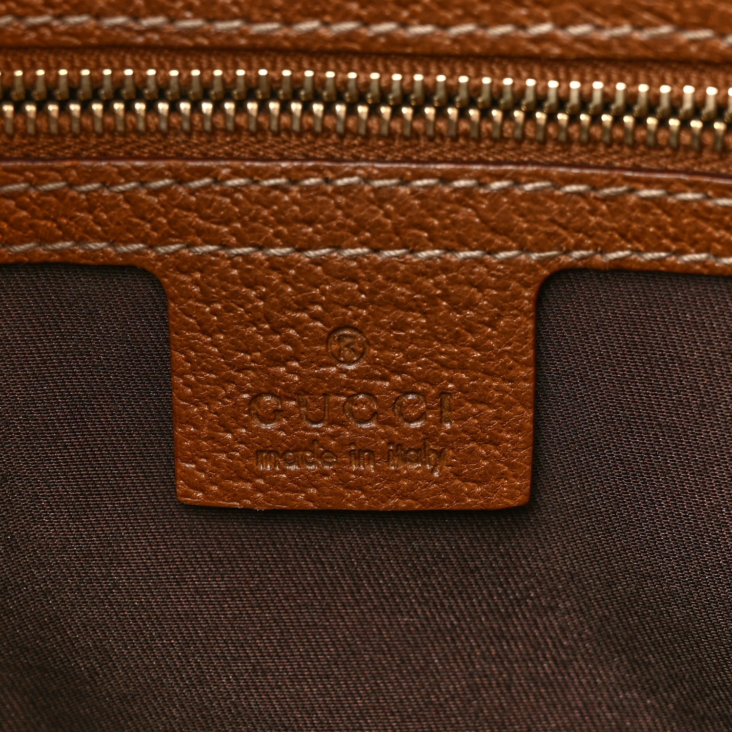 Gucci Monogram Calfskin Large Bardot Shoulder Bag Brown 5 of 14