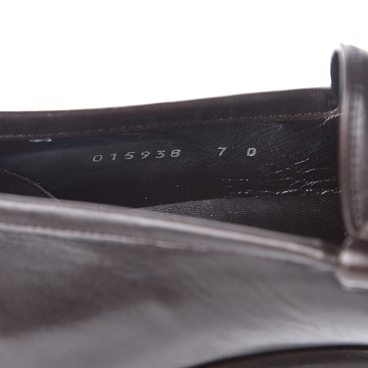 Calfskin Mens 1953 Horsebit Loafers 7 Marrone