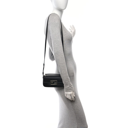 Fendi Silk Satin Phone Baguette Black 2 of 10