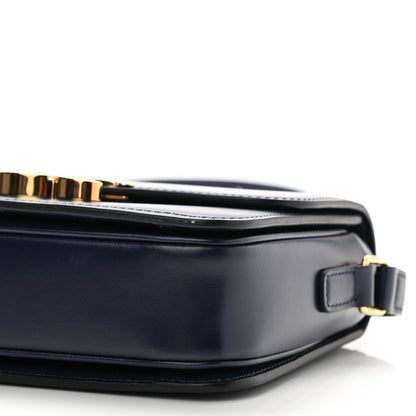 Celine Shiny Calfskin Small Triomphe Dark Blue 10 of 10