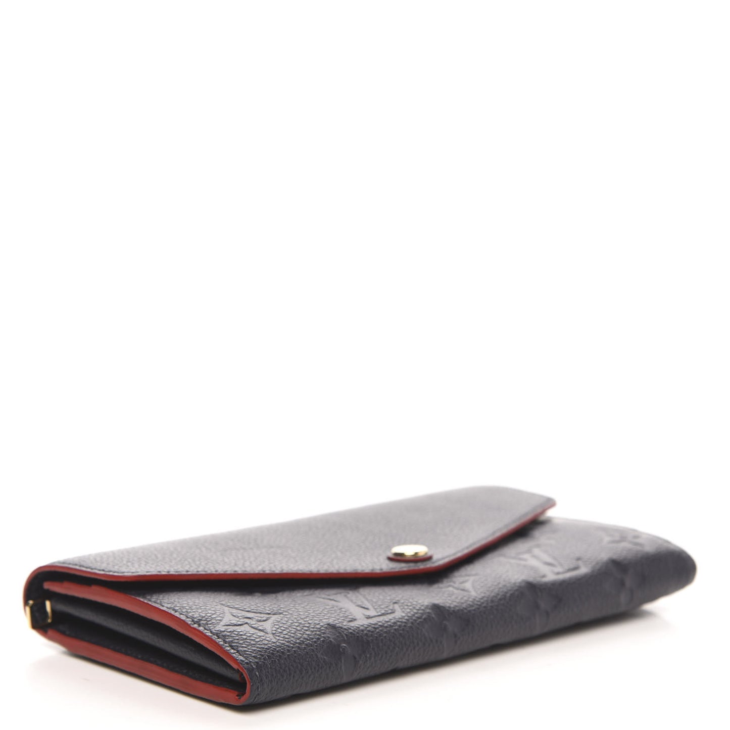 Empreinte Sarah Wallet NM Marine Rouge