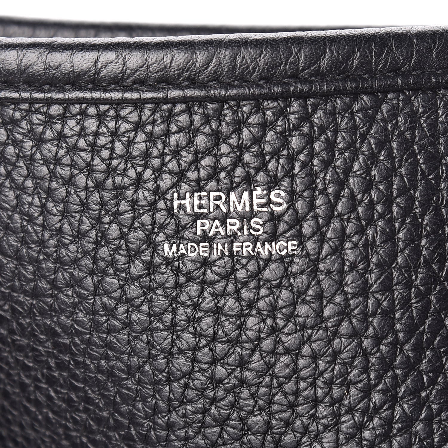 Hermes Taurillon Clemence Evelyne III GM Black 6 of 10