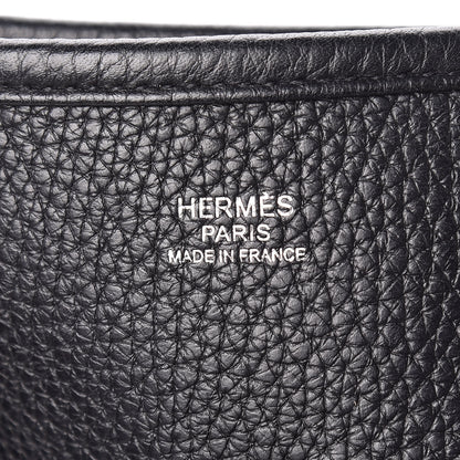 Hermes Taurillon Clemence Evelyne III GM Black 6 of 10