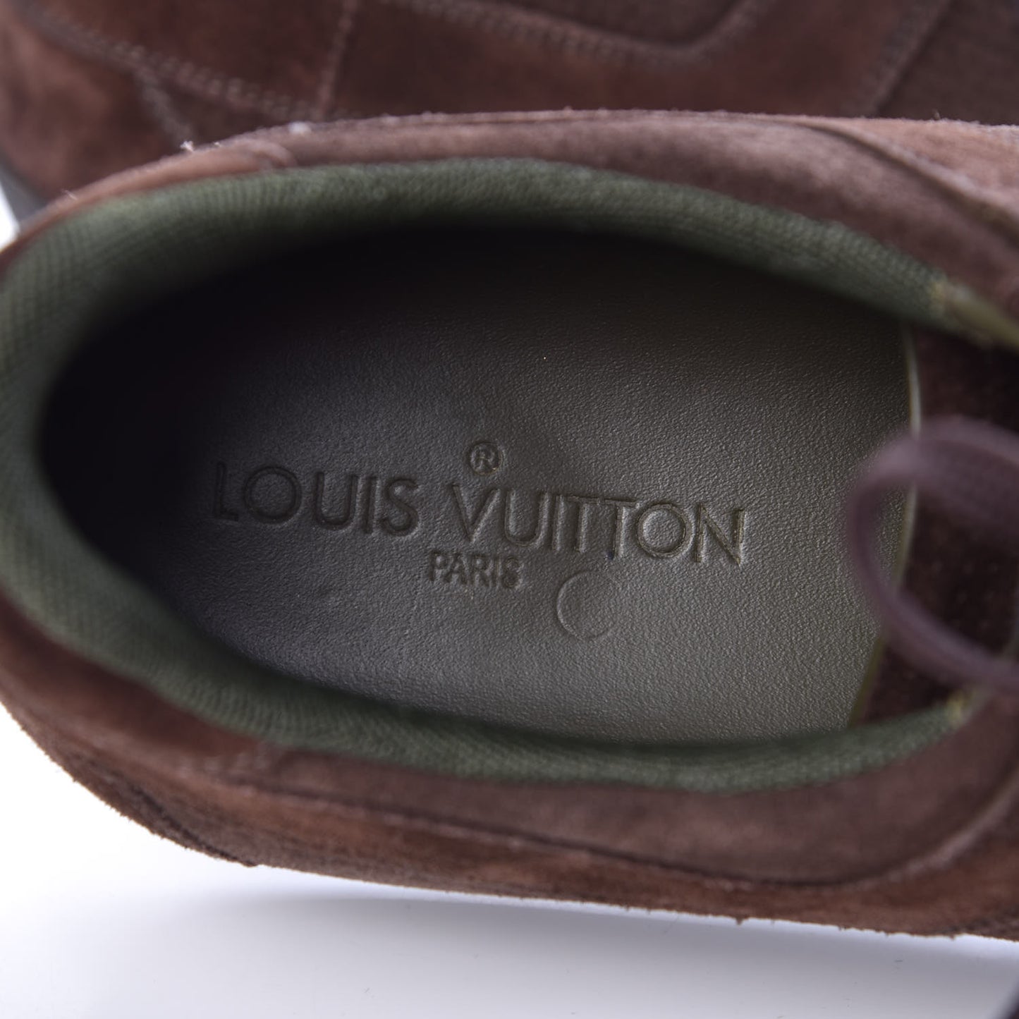 Suede Perforated Vibes Sneaker 9.5 Brown