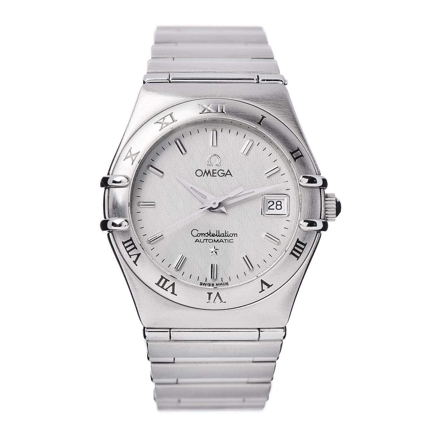Stainless Steel 27mm Constellation Automatic Watch White 766.1201